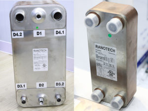 การติดตั้ง Copper Brazed (หรือ Nickel Brazed) Plate Heat Exchanger