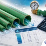 วิธีคำนวณขนาดท่อ PPR ตามอัตราการไหลของน้ำ